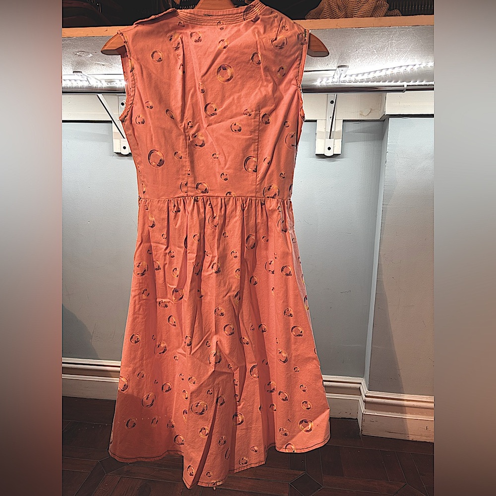 Glinda Bubble faux-Button-Down Pink Dress - Picture 5 of 6